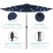 Best Choice Products 10ft Solar LED Lighted Patio Umbrella w/ Tilt Adjustment, UV-Resistant Fabric